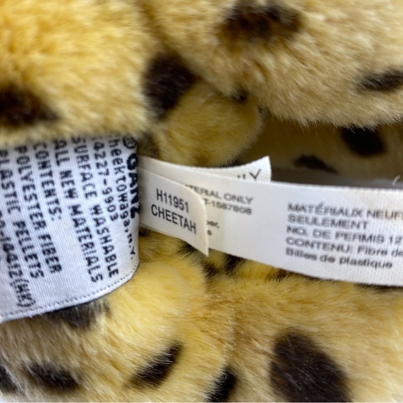 Ganz Cheetah 18" Plush H11951 Stuffed Animal Gold Black Spots Toy Wildcat VTG - Picture 7 of 8